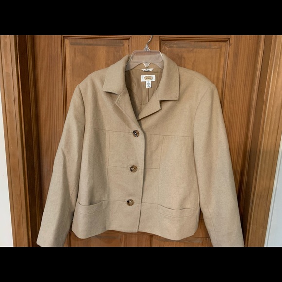 Talbots tan camel jacket - Picture 3 of 4